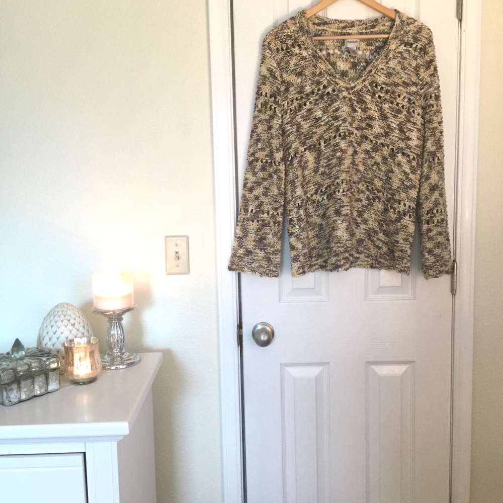 Neutral fisherman  sweater